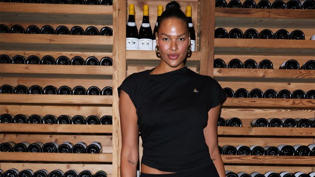 Liz Cambage attends Domus Artium Reserve Celebrates Milan Fashion Week