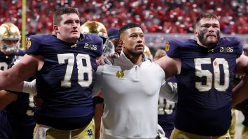Notre Dame Coaches And Players Under Fire For Postgame Locker Room Behavior