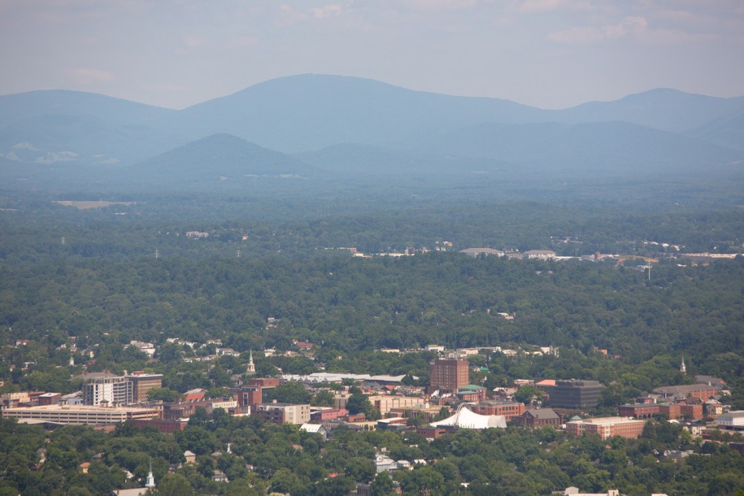Charlottesville Virginia Aerial