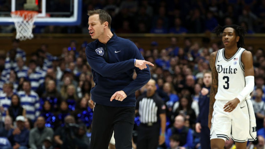 Jon Scheyer Duke Basketball Technical Foul Student Ejected Eric Lewis