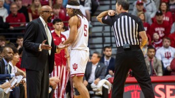 Indiana Basketball Coach Criticized For Supposed Postgame Snub After Epic Collapse
