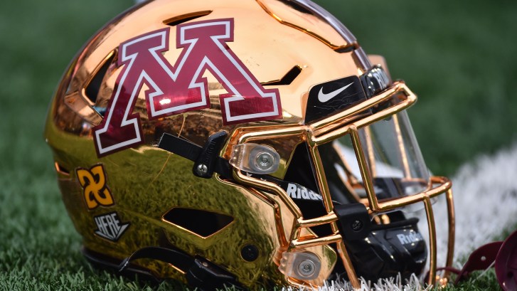 Minnesota Golden Gophers football helmet