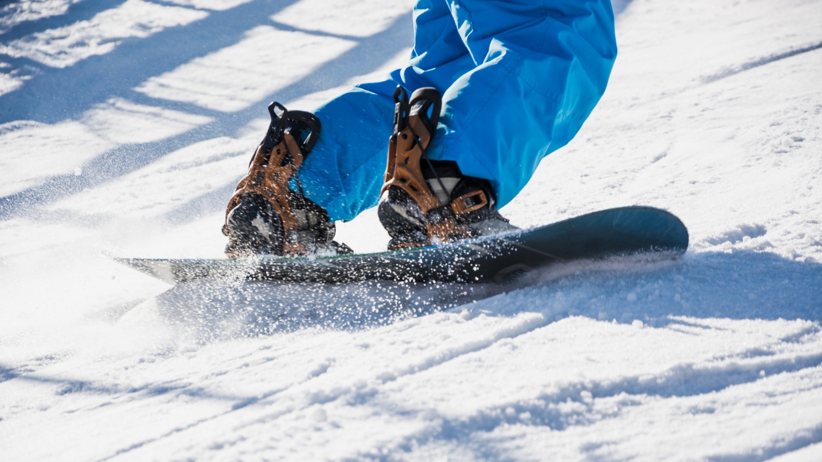 snowboarder in the snow