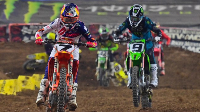 Supercross motorcycle race