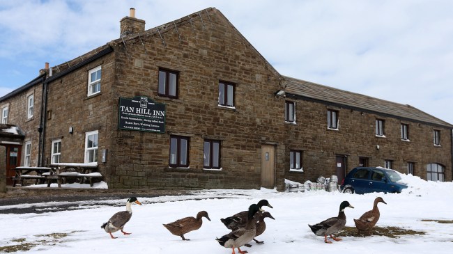 Tan Hill Inn, a pub in the United Kingdom