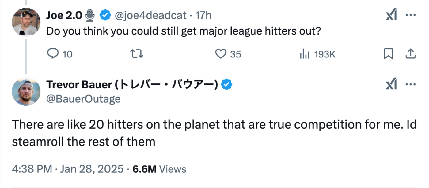 Trevor Bauer batter claims