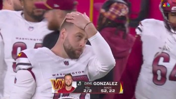 Why Did Washington Commanders Kicker Zane Gonzalez Fidget With His Hair Before Field Goal?
