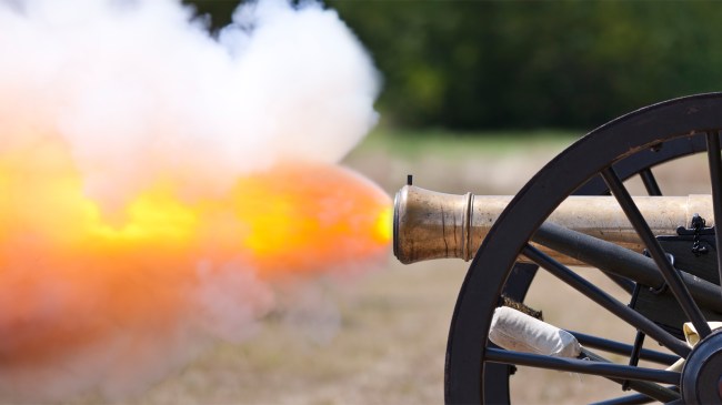 Civil War Cannon Firing