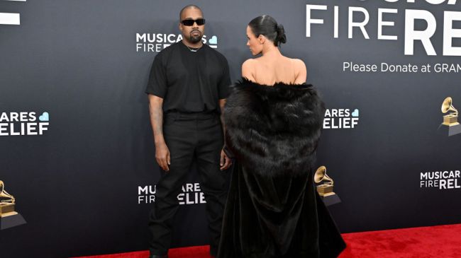 Kanye West and Bianca Censori attend the 67th GRAMMY Award