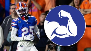 Florida DB Cormani McClain Looks Like A Completely Different Person With Boulders For Shoulders