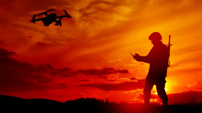 drone vs robot dog war