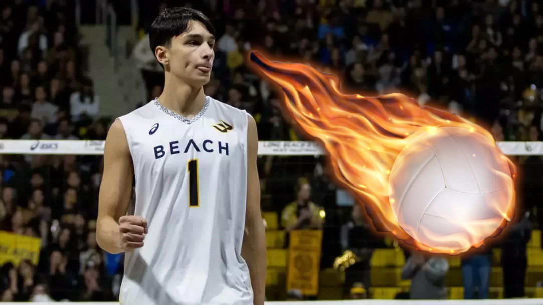 Fastest Volleyball Serve Moni Nikolov Long Beach