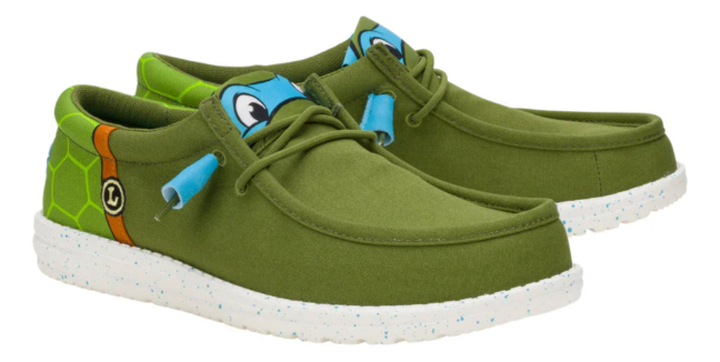 HEYDUDE TMNT Leo Wally Funk shoes