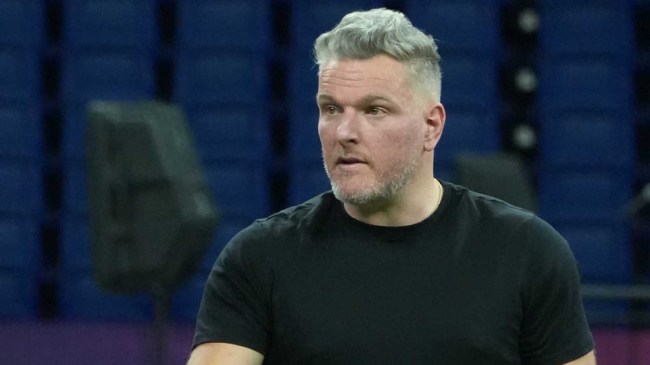 Pat McAfee watches workouts at 2025 NFL Scouting Combine