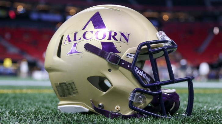 Alcorn State football helmet