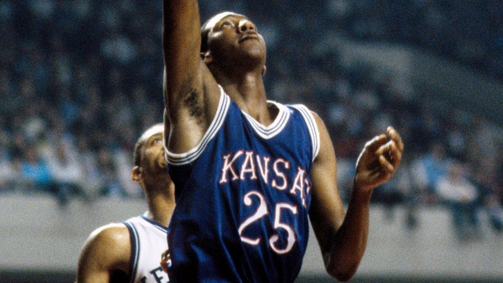 Kansas forward Danny Manning