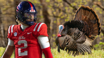Jaxson Dart Slays Rare Turkey During Epic Hunt With Realtree Camo After Balling Out At Ole Miss Pro Day