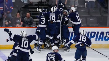 Epic Goal Sends Penn State To Frozen Four In Marathon Win Over UConn