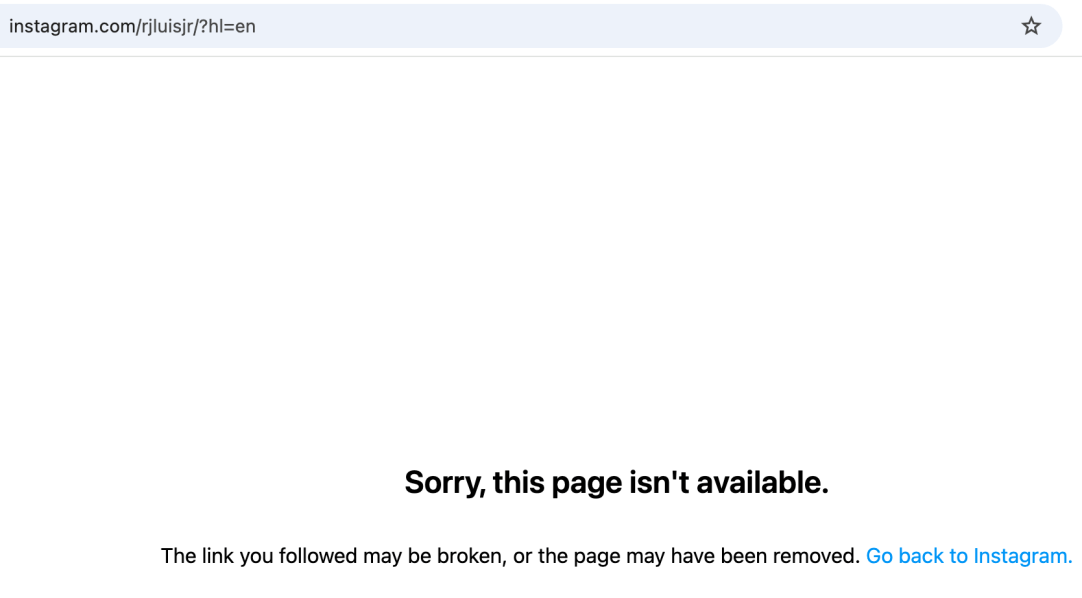 RJ Luis Instagram St. John's Basketball Delete