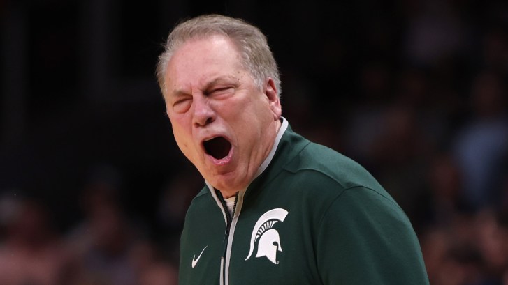 Michigan State coach Tom Izzo