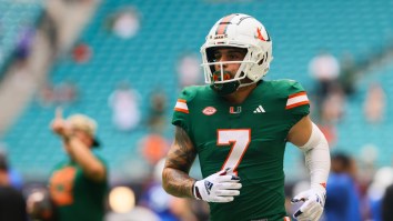 Miami’s Star WR Tweets Then Deletes Excuse For Potentially Costly Slow 40-Yard Dash Time