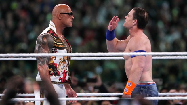 The Rock John Cena WrestleMania 40