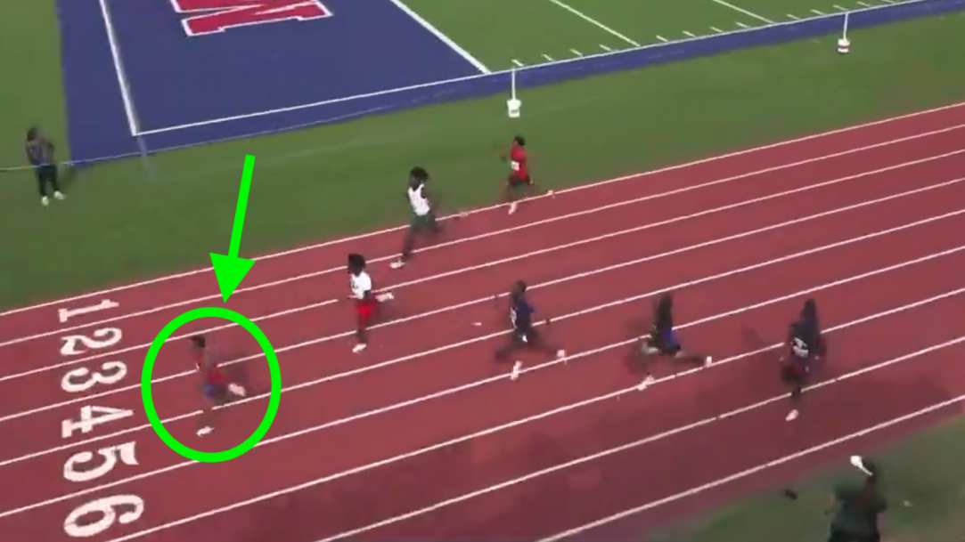 Brayden Williams Track 100 High School Record Wind