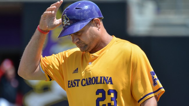 East Carolina baseball coach Cliff Godwin