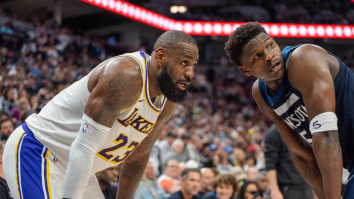 Anthony Edwards Bullies LeBron James, Pushes Him Around During Wolves’ Game 4 Win