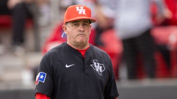 Houston Baseball Coach Ejected In Front Of Non-Existent Crowd For Shady Antics In 4.5 Inning Game