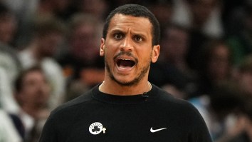 Joe Mazzulla Has Psychotic Reaction To Jayson Tatum Injury After Stopping Celtics Trainer From Helping Him