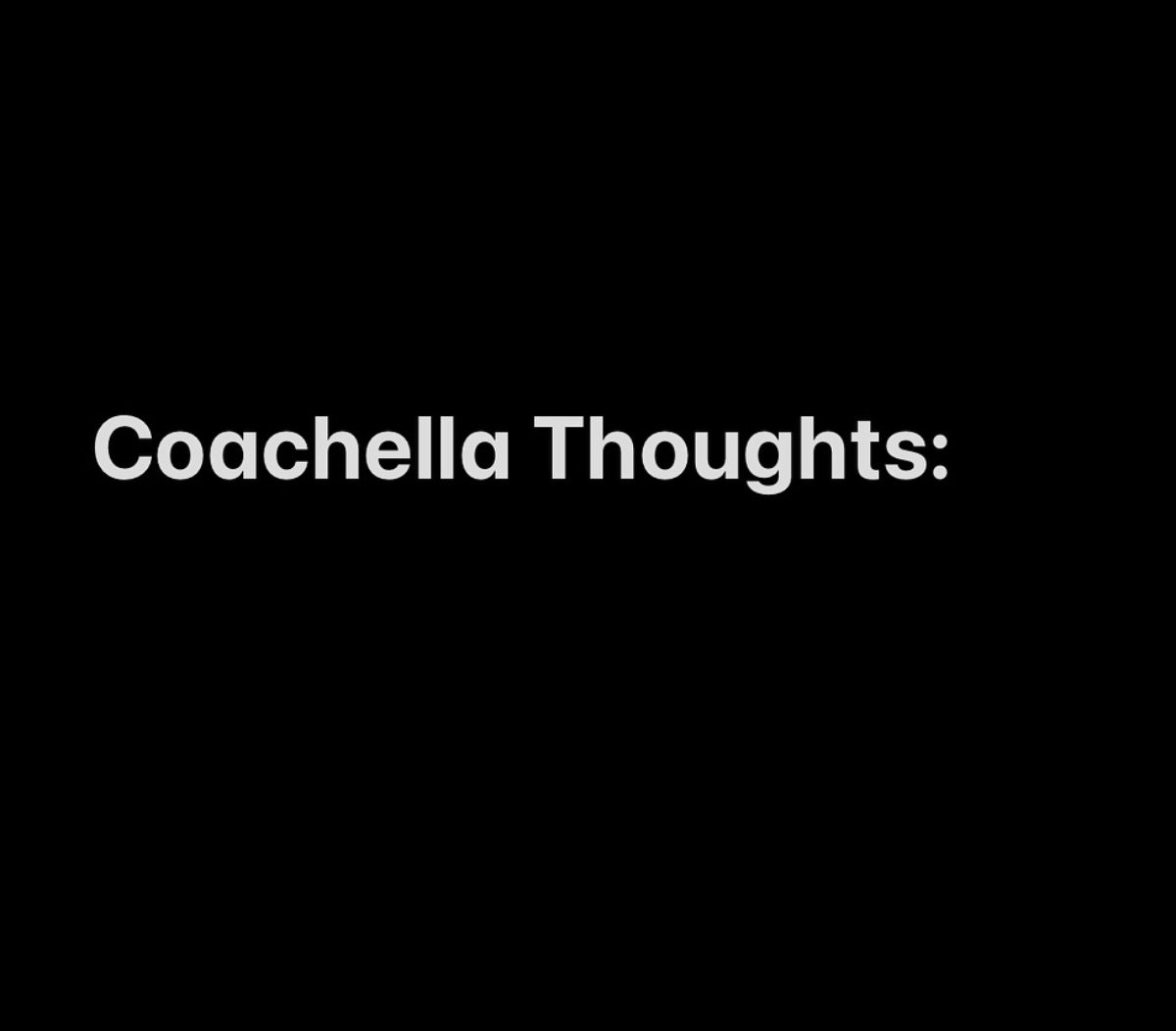 Reggie Watts shares take down of Coachella music festival experience