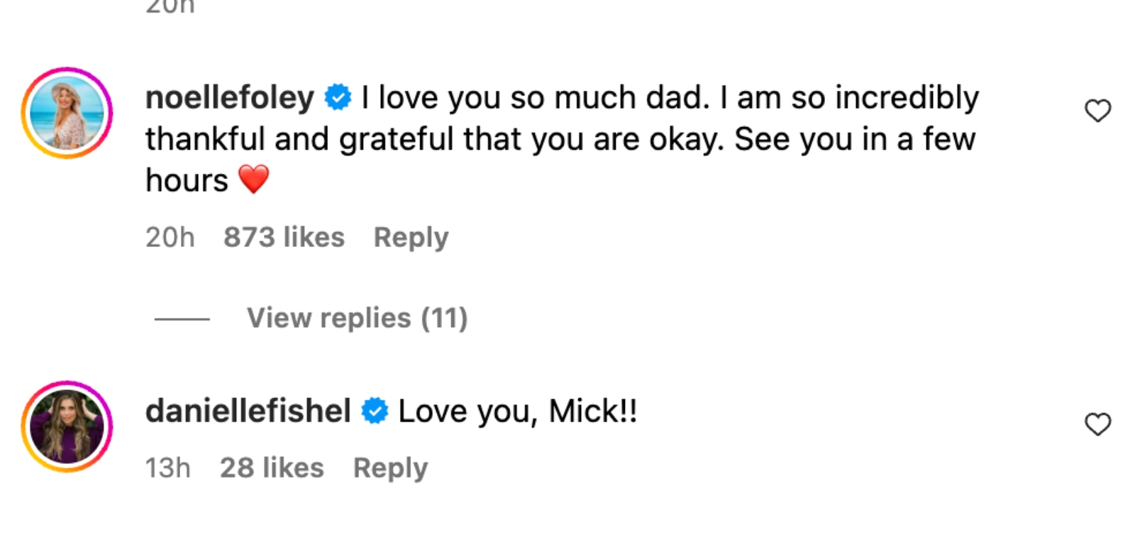 responses to Mick Foley after car accident