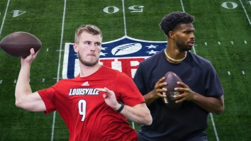 Louisville QB Standing Between Shedeur Sanders & No. 3 Pick Goes Viral For Truly Awful Combine Rep