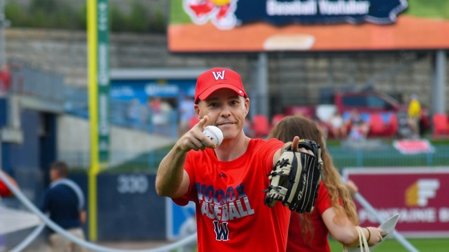 Zach Hample attends a minor league baseball game.