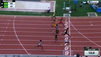 Iowa Sprinter With 4.15s 40-Time Smokes Oregon Football’s Fastest Player To Claim Big Ten Track Title
