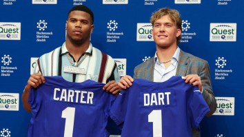 New York Giants Legend Offers Up Retired Number To Jaxson Dart After Lawrence Taylor Shut Down Abdul Carter