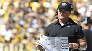 Jon Gruden Claims Football Is ‘Dissolving’ In Rant Against New York Giants Rookie Jaxson Dart