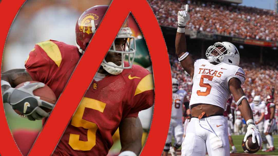 Bijan Robinson Reggie Bush Jersey Number USC