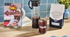 Bearded man shocked by how much money he's spending on cold brew
