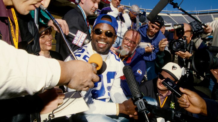 Emmitt Smith at the 1996 Super Bowl