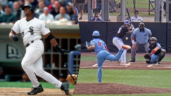Frank Thomas’ Son Somehow Mashes Huge Home Run On Unhittable Pitch To Boost Insane Stat Line