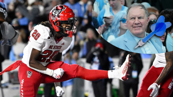 North Carolina State Running Back Declares War On UNC By Throwing Darts At Bill Belichick’s Head