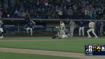 Cell Phone Wielding Bench Player Nearly Costs Team Victory After Bizarre Collision In Hectic MiLB Finish
