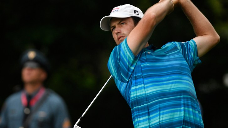 Robert Streb choking at the 2016 PGA Championship