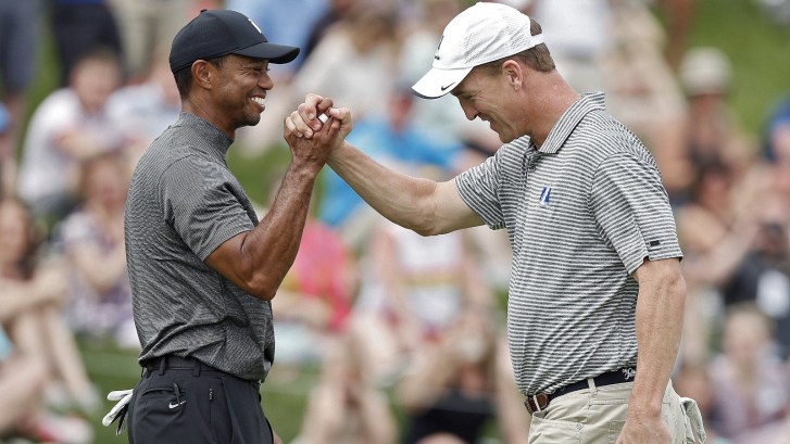 Tiger Woods and Peyton Manning