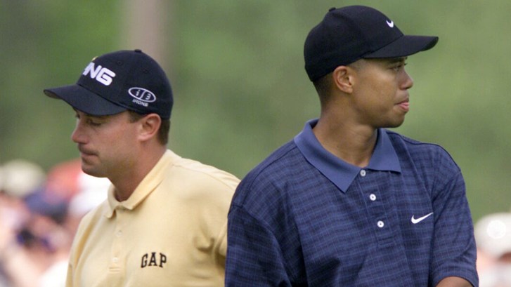 Chris DiMarco and Tiger Woods