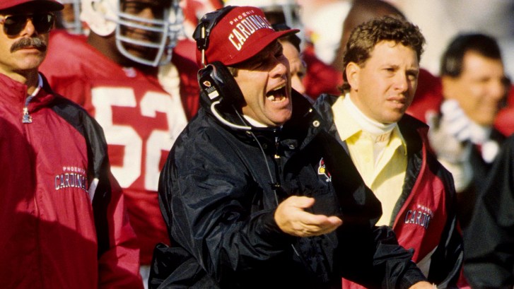 Cardinals coach Joe Bugel