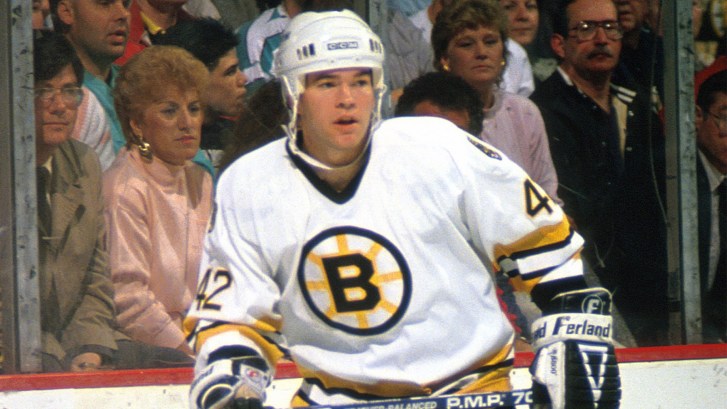 Bruins forward John Byce