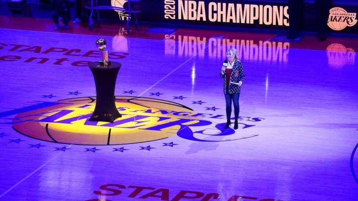 Los Angeles Lakers former owner Jeanie Buss